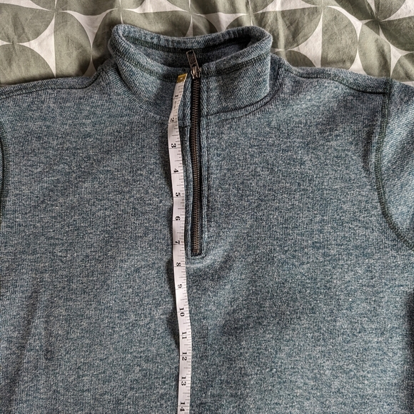 Gap Half-Zip Pullover Blue/Green Men's Large - Picture 6 of 13